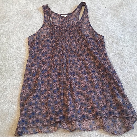aerie Tops - Like new 🙌🏻 Aerie floral tank blouse